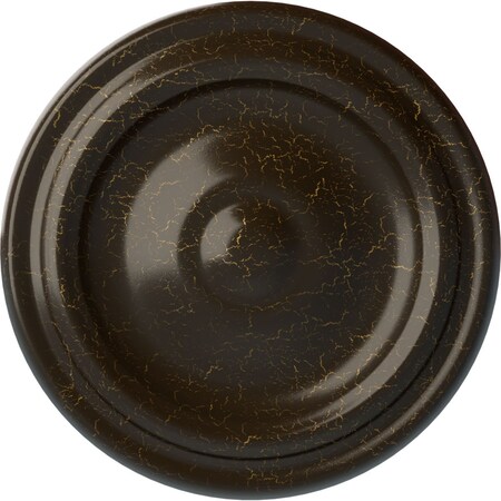 Ekena Millwork Maria Ceiling Medallion (Fits Canopies up to 1 3/4"), 9 5/8"OD x 1 1/8"P, Stone Hearth Crackle CM09MASHC